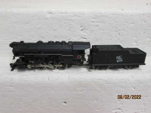 N SCALE : ATLAS : 0-8-0 STEAM LOCOMOTIVE