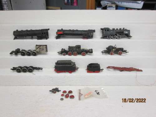 HO SCALE : FLEISCHMANN : STEAM LOCOMOTIVE SCRAPYARD