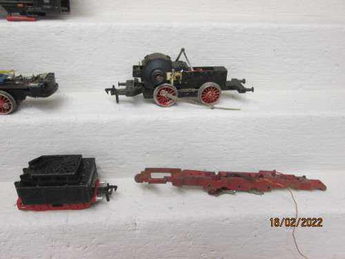 HO SCALE : FLEISCHMANN : STEAM LOCOMOTIVE SCRAPYARD
