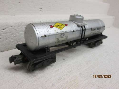 O SCALE : LIONEL : SUNOCO OILS - TANKER WAGON