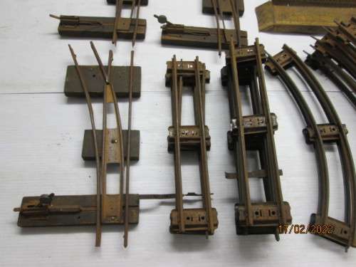 O SCALE : 2-RAIL HORNBY TRACK - 24 PIECES
