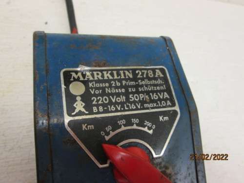 HO SCALE : MARKLIN TRANSFORMER NO.278A