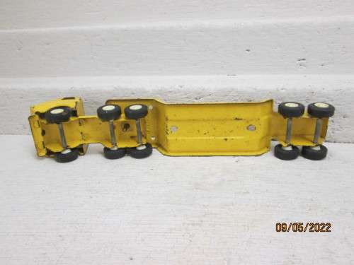 TONKA : YELLOW LOW BED TRUCK