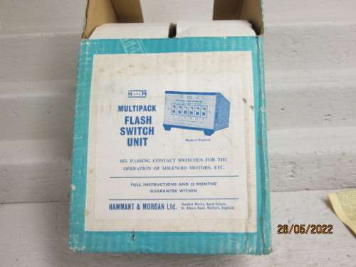 HO SCALE : H and M : MULTIPACK FLASH SWITCH UNIT - BOXED