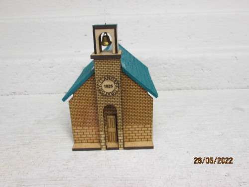 HO SCALE : SAR : VAN REENENS SMALLEST CHURCH IN SOUTHERN HEMISPHERE
