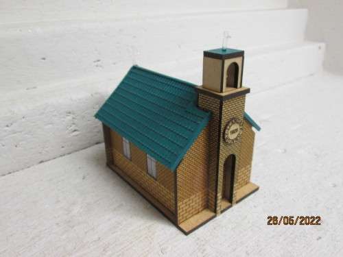 HO SCALE : SAR : VAN REENENS SMALLEST CHURCH IN SOUTHERN HEMISPHERE