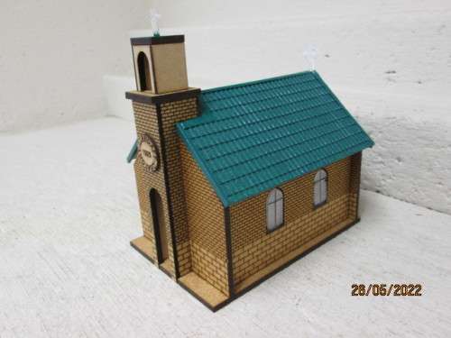 HO SCALE : SAR : VAN REENENS SMALLEST CHURCH IN SOUTHERN HEMISPHERE