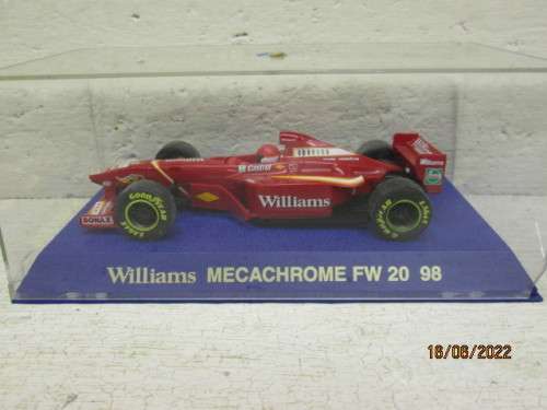 SCALEXTRIC : WILLIAMS MECACHROME FW 20 98 : F1 CAR - BOXED