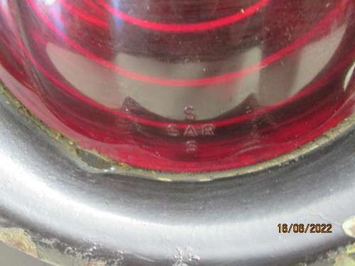 SOUTH ARICAN RAILWAYS - ANTIQUE LAMP