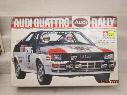 TAMAYA : 1:24 SCALE - AUDI QUATTRO RALLY CAR - KIT - BOXED