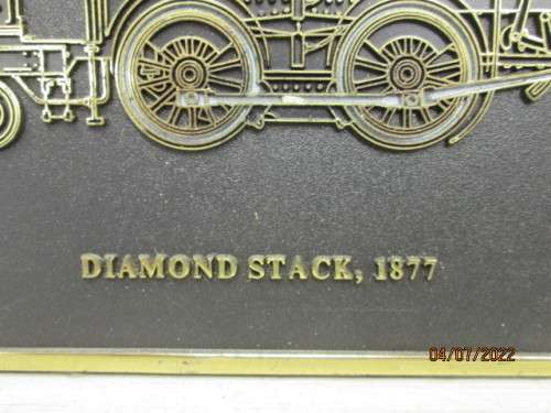 X2 PLASTIC LOCOMOTIVE PLAQUES