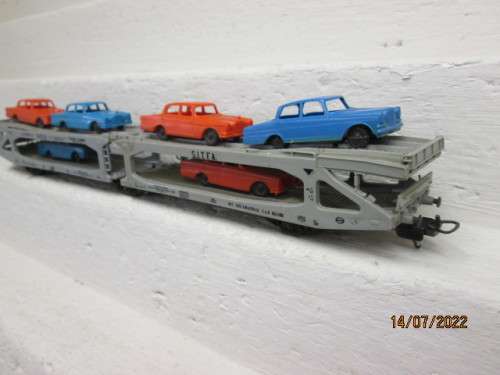 HO SCALE : LIMA : FS ARTICULATED CAR CARRIER