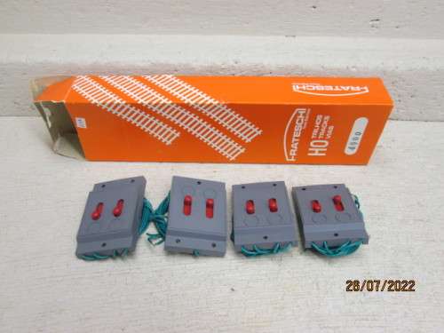 HO / OO SCALE : FRATESCHI : POINT SWITCHES - X4 - BOXED