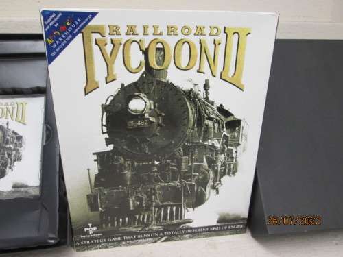 GAME : RAILROAD TYCOON II - RAILWAY GAME - BOXED