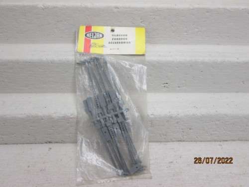HO SCALE : HELJAN : STATIC STATION PLATFORM LIGHTS - X12