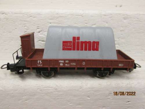 HO SCALE : LIMA : OPEN WAGON WITH LIMA LOAD - BOXED
