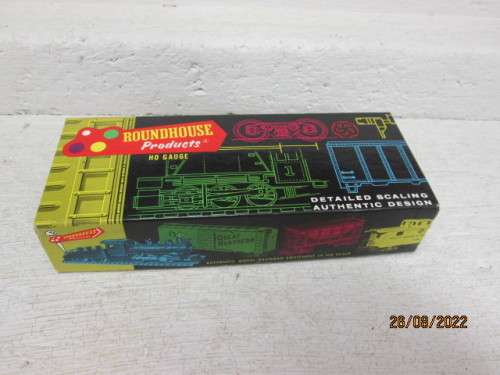 HO SCALE : ROUNDHOUSE : 36 FOOT COLORADO MIDLAND - OLD TIMER BOX CAR - BOXED