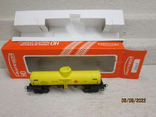 HO SCALE : FRATESCHI : SAR : YELLOW XPHR JET FUEL TANKER - BOXED