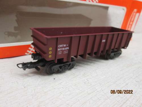 HO SCALE : FRATESCHI : SAR : BROWN CRTW OPEN HOPPER - BOXED