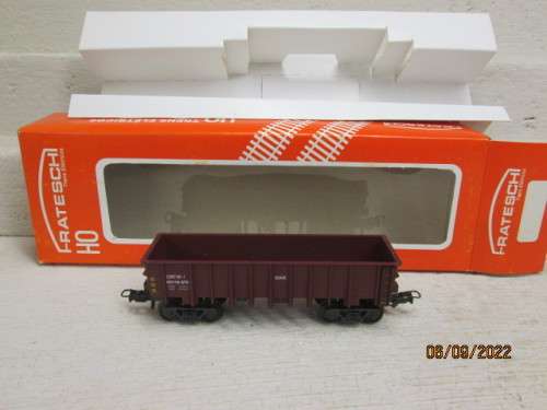 HO SCALE : FRATESCHI : SAR : BROWN CRTW OPEN HOPPER - BOXED