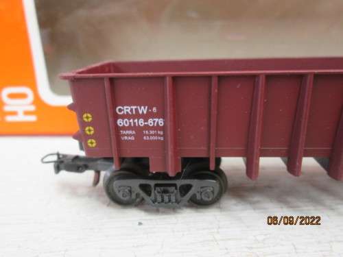 HO SCALE : FRATESCHI : SAR : BROWN CRTW OPEN HOPPER - BOXED