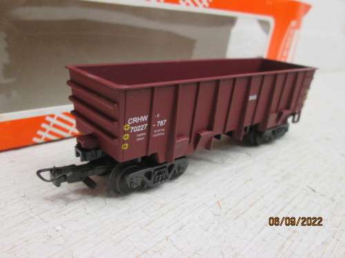 HO SCALE : FRATESCHI : SAR : BROWN CRHW HIGH SIDE OPEN HOPPER - BOXED