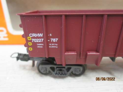 HO SCALE : FRATESCHI : SAR : BROWN CRHW HIGH SIDE OPEN HOPPER - BOXED