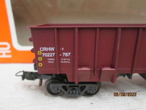 HO SCALE : FRATESCHI : SAR : BROWN CRHW HIGH SIDE OPEN HOPPER - BOXED