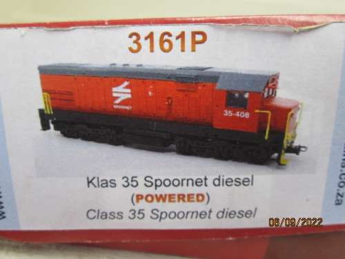 HO SCALE : FRATESCHI : SAR/SPOORNET : CLASS 35 DIESEL LOCOMOTIVE - BOXED