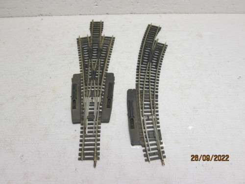 HO / OO SCALE : CASADIO : CURVED RIGHT HAND POINT + 3-WAY POINT