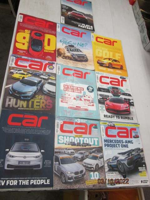 CAR MAGAZINES - X10