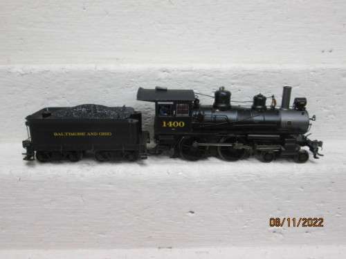 HO SCALE : BACHMANN SPECTRUM - BALTIMORE & OHIO 4-4-0 STEAM LOCOMOTIVE - DCC