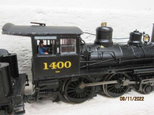 HO SCALE : BACHMANN SPECTRUM - BALTIMORE & OHIO 4-4-0 STEAM LOCOMOTIVE - DCC