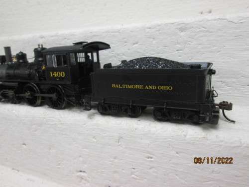 HO SCALE : BACHMANN SPECTRUM - BALTIMORE & OHIO 4-4-0 STEAM LOCOMOTIVE - DCC