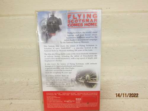 VHS TAPE - FLYING SCOTSMAN COMES HOME