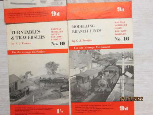 HO SCALE : RAILWAY MODELLER BOOKLETS - X4