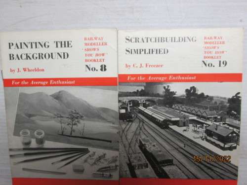 HO SCALE : RAILWAY MODELLER BOOKLETS - X4