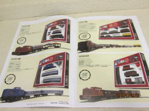 HO  SCALE : LIMA : SAR CATALOGUE - 1984 - COPY