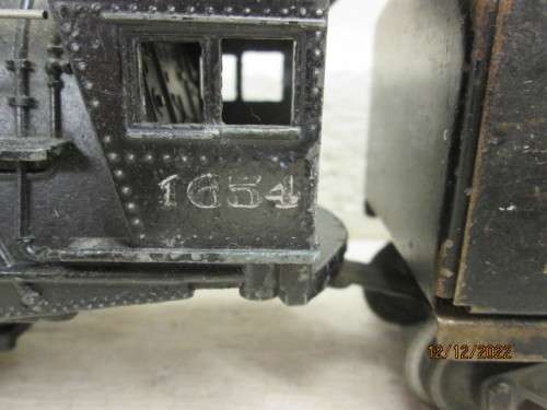 O SCALE : LIONEL : O-4-0 STEAM LOCOMOTIVE
