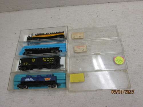 N SCALE : ATLAS : GOOD WAGONS - X4 - BOXED