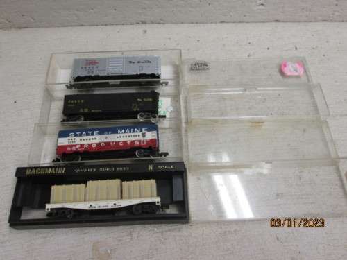 N SCALE :  GOOD WAGONS - X4 - BOXED