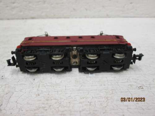 N SCALE : TRIX : BROWN ELECTRIC LOCOMOTIVE - BOXED