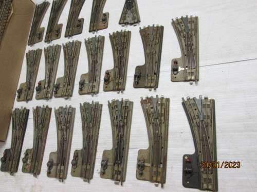 OO SCALE : HORNBY DUBLO - 3-RAIL METAL TRACK - X75  PIECES