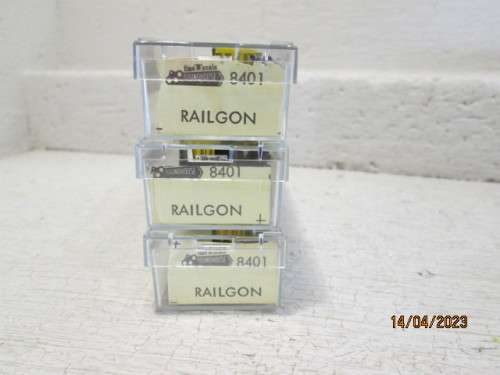 N SCALE : ATLAS : RAILGON X3 OPEN GOODS WAGONS - BOXED