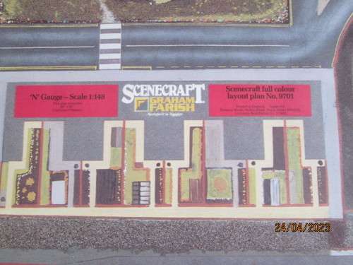 N SCALE : GRAHAM FARRISH : COLOUR TRACK LAYOUT PLAN