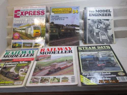 MAGAZINES : VARIOUS MODEL TRAIN AND STEAM TRAIN - X6