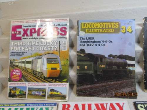 MAGAZINES : VARIOUS MODEL TRAIN AND STEAM TRAIN - X6