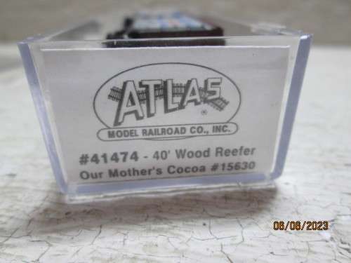 N SCALE : ATLAS : 40 FOOT WOOD REEFER - BOXED