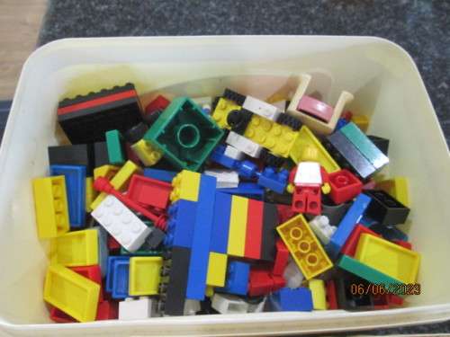 LEGO : X2 CONTAINERS OF LEGO