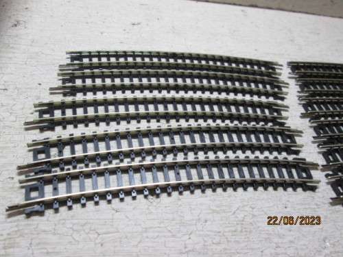 N SCALE : ATLAS : 19` RADIUS LONG BENDS -X12 - BOXED